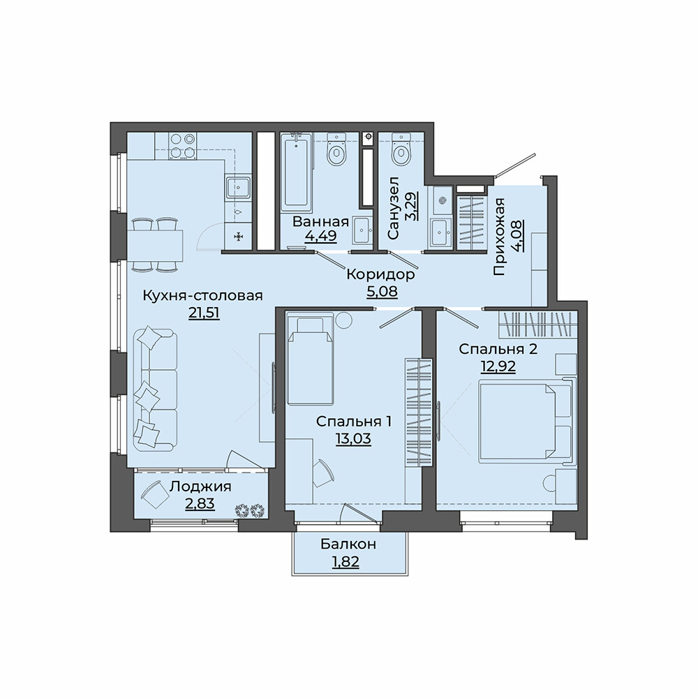 Купить Квартиру В Екатеринбурге Двухкомнатную Втузгородок